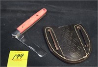 Kyle Lunneborg Circle K Pocket Knife with Scabbord