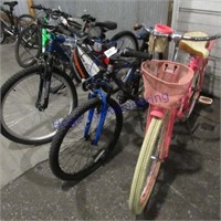 3 bikes - parts missing or need repair