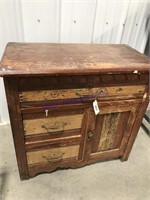 Commode dresser, unfinished, 28 x 15 x 27"T