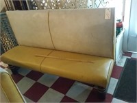 Old 1940s cafe seat - abt 6ft long #1