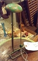 Cool old green metal hat stand