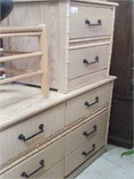 Dresser with mirror and full/queen HB and night