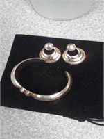 925 sterling bracelet with earrings