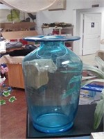Blue large vase