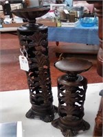 Pair of candle stands