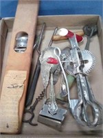 Antique kitchen utensils