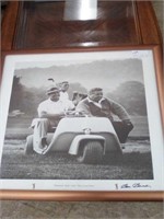 Signed golf photo