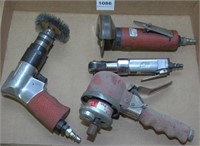 (4) assorted pneumatic tools to include