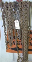 assorted lot of chains