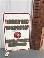 Reserved Parking metal sign, 12 x 18"