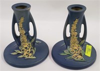 ROSEVILLE POTTERY FOXGLOVE 4.5" CANDLES