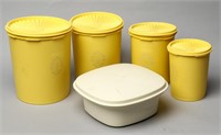 Vintage Tupperware Cannisters & Covered Dish