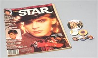 Duran Duran Star Magazine and Buttons