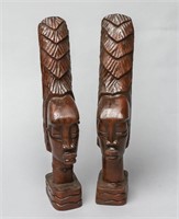 African Decorative Wood Statues