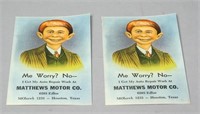 Alfred E Neuman What me Worry Postcards