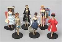 6-Enesco Barbie Figurines