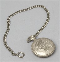 Pocket Watch with Coin Cover