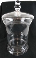 Large Lidded Glass Jar
