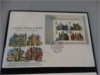 Fleetwood First Day Issue Set Legendary Buildings