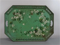 Vintage Tole Painted Tray