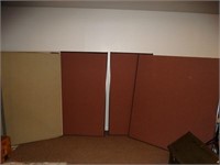 Lot of 4 71" High Cubicle Walls