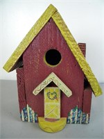 Cute Hand Painted Bird House