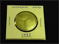 1973 Indonesia 100 Rupiah Coin