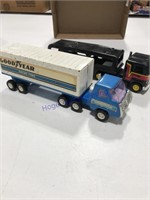 2 Buddy L - small tractor trailers