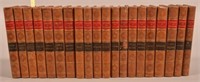 20 Volume Library of Wonders NY 1870 Leather
