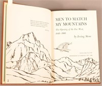 Irving Stone Men to Match My Mtns Signed Ltd Ed