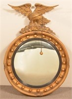 American Federal Gilt Eagle Crest Mirror.