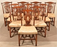 10 English Chippendale Style Mahogany Dining Chair