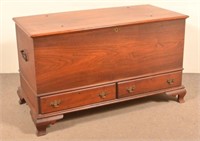 Chippendale Style Walnut Dower Chest.