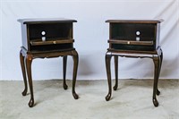 Wood table cabinets