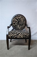 Zebra print chair