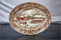 Home For Thanksgiving Historic America Plate