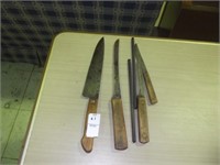 old hickory knife lot