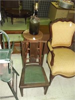 chair lamp and stool