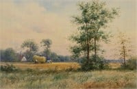 H. Levey Farmhands Watercolor