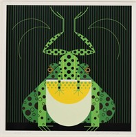 Charley Harper "Frog Eat Frog" Signed Serigraph
