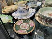 SHELF LOT OF CHINA INCLUDES: