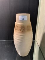 CONTEMPORARY SIGNED POTTERY VASE-26CM H
