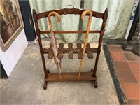 EARLY VICTORIAN WALKING STICK STAND