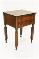 2 Drawer Side Table Circa 1860