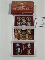 2010 United States mint silver proof set