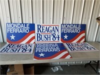 80s Election signs