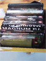 Box lot cd and dvds