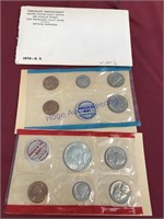 1970 US Mint set w/kennedy half