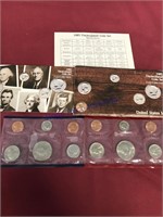 1985 US mint set, 10 coins