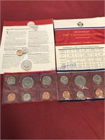 1987  US mint set, 10 coins